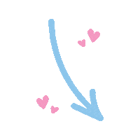 Blue Arrow Sticker by Sassy Woof