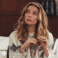surprised schitts creek GIF by CBC