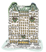 New York Christmas Sticker by Fifth Avenue