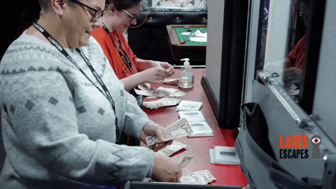 Money Lol GIF by Lakes Escapes