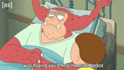Dying Rick And Morty GIF by Adult Swim