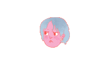 hannahpancake girl grumpy hannahpancake hannahthing Sticker