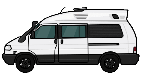 Kai Van Sticker by The Upcycling Camper