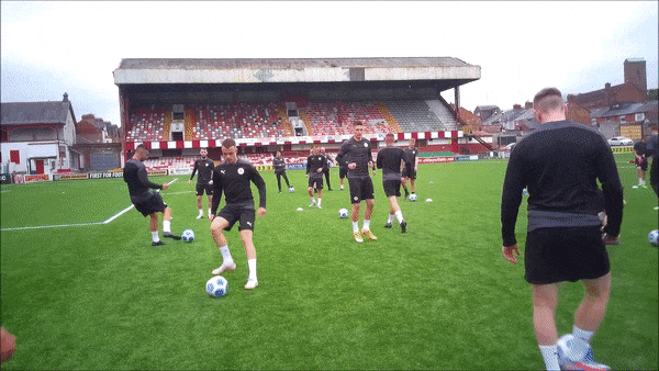 Training GIF by Cliftonville Football Club