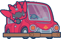 Driving Road Trip Sticker by Ng Khai Hong