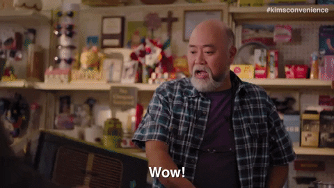 So Cool Wow GIF by Kim's Convenience