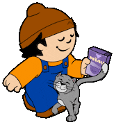 Hungry Cat Sticker by ZDF