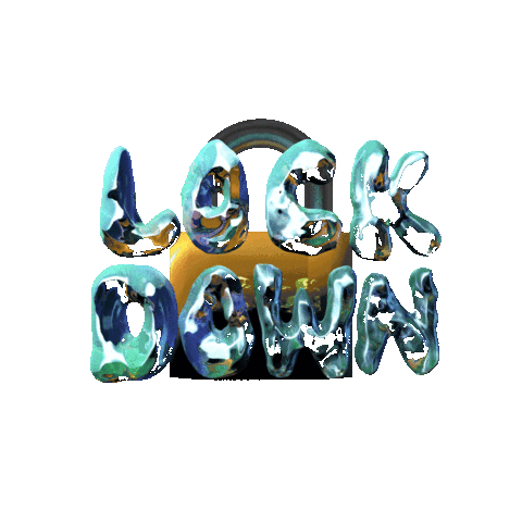 3D Stay Home Sticker by Liam