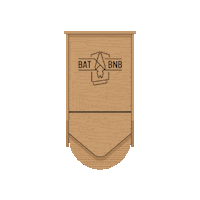 House Garden Sticker by BatBnB