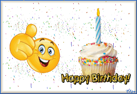 Happy Birthday Animated Card GIF