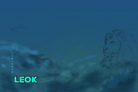 vanngocdoannguyen giphygifmaker lion leo horoscope GIF