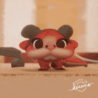 MediaMolecule reaction excited dreams shimmy GIF