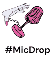Pip Mic Drop Sticker by Pretty Iconic Podcast
