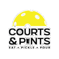 courtsandpints minnesota pickleball moorhead courts and pints Sticker