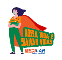 medilargestaoemsaude save lives salvar vidas medilar unimed help Sticker