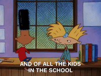 hey arnold nickelodeon GIF