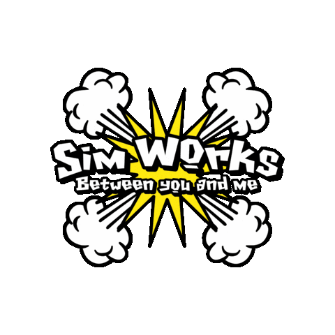 SimWorks giphygifmaker bike explosion cycle Sticker