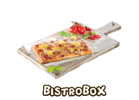 Pizza Bob Sticker by Bistrobox