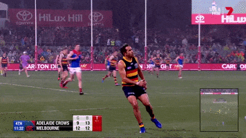eddie betts celebration GIF by Adelaide Crows