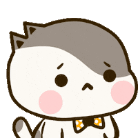 Katercat cat sad waiting kater Sticker