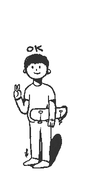 Sad Illustration Sticker