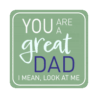 Fathers Day Sparkle Sticker by Werbeagentur Hueper