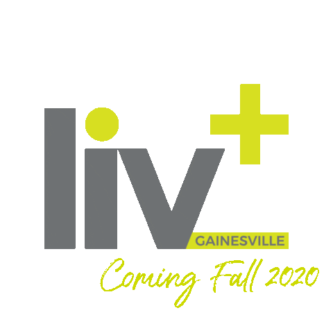 livplusgainesville 2020 living uf gators Sticker