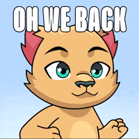Guess Whos Back Smiling GIF by Kabu