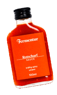 Fermentur sauce hot sauce umami fermentation Sticker