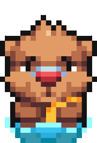 badkidgames games winter bear kid Sticker
