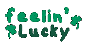 St Patricks Day Typography Sticker
