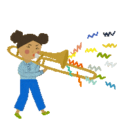 Trombone Middleschool Sticker