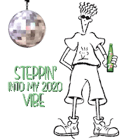 7UPIndia new 2020 vibe newyear Sticker