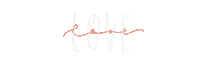 In Love Lettering Sticker