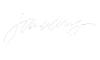 Lettering January Sticker by Saffron Avenue