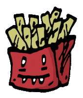 Eat Fast Food Sticker