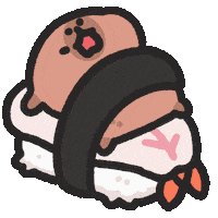 Sushi No Sticker by sansanplanet