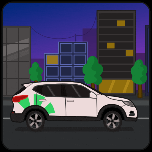 Citymobiltaxi halloween taxi ситимобил такси GIF