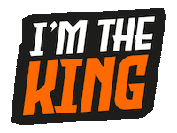 kingsportstyle king attitude Sticker