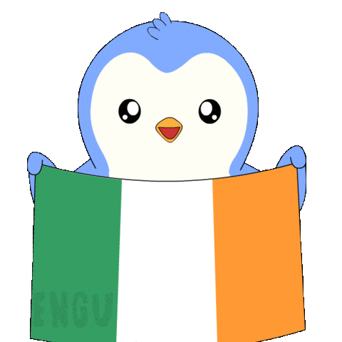 Irish Flag Penguin Sticker by Pudgy Penguins