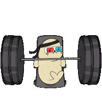 Work Out Fun Sticker by Sappy Seals Community