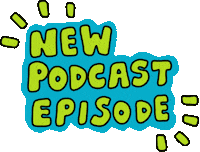 Podcast New Episode Sticker by Poppy Deyes
