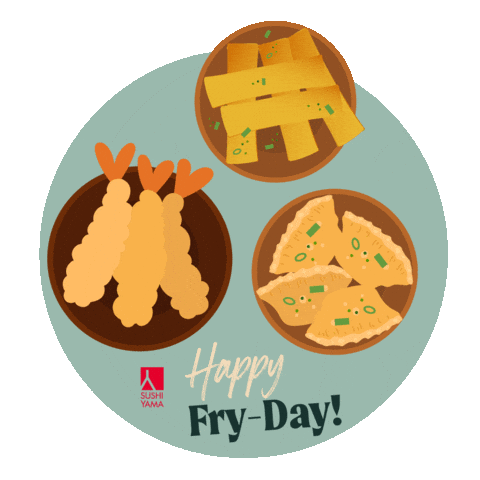 Friday Shrimp Sticker by Sushi Yama