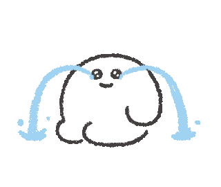 Sad Cry Sticker