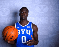 Byu Basketball Go Cougs GIF by BYU Cougars