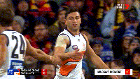 Aussie Rules Bull GIF by AFL