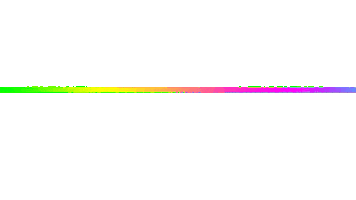 Sticker gif. Thin horizontal rectangle filled with a racing rainbow gradient.