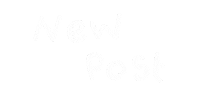 New Post Typography Sticker by meirha