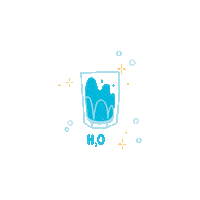 Stay Hydrated Drink Water Sticker by Good Routine by Secom