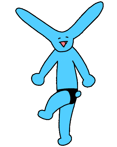 Dance Rabbit Sticker by yu-san